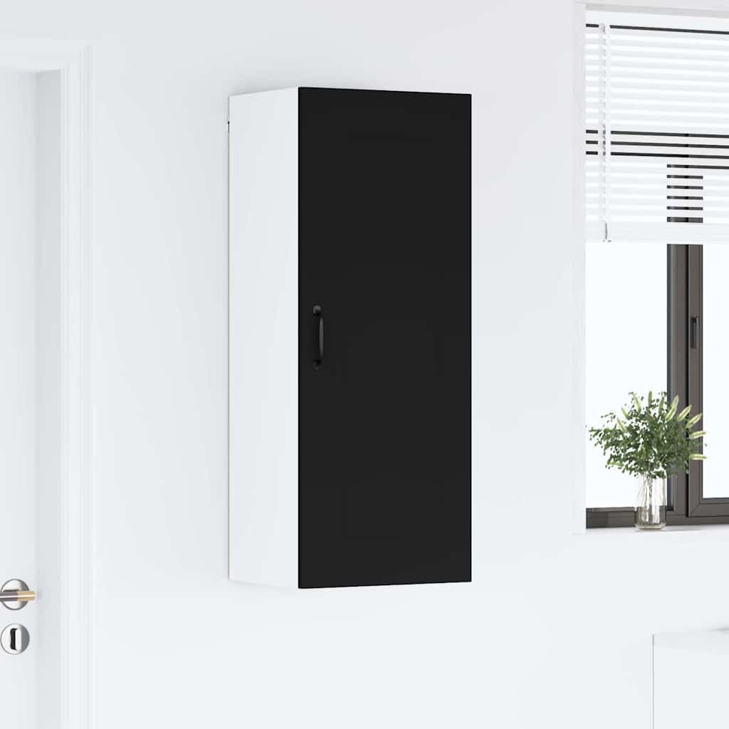 Kitchen Wall Cabinet Black 40 x 31 x 100 cm Engineered Wood